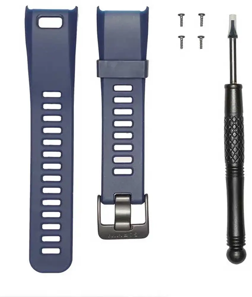 Armbandssats Garmin Vivosmart silikon mörkblå medium