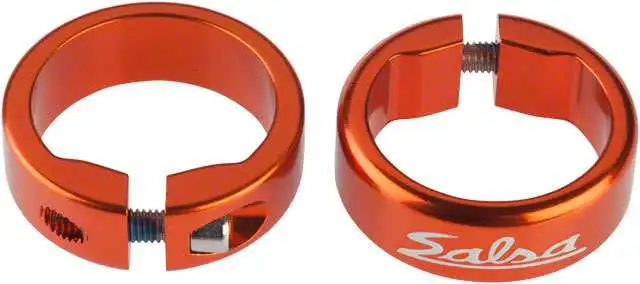 Låsringar Salsa Lock-On för handtag orange