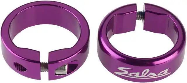 Låsringar Salsa Lock-On för handtag lila