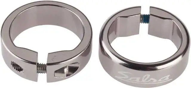 Låsringar Salsa Lock-On för handtag Pewter