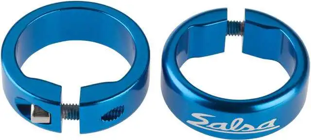 Låsringar Salsa Lock-On för handtag blå