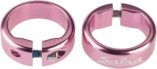 Låsringar Salsa Lock-On för handtag rosa