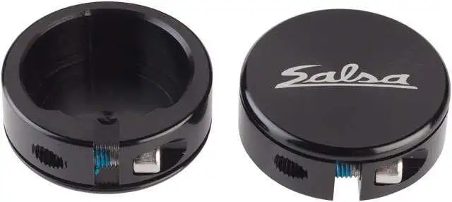 Låsringar Salsa Lock-On CLosed-End för handtag svart