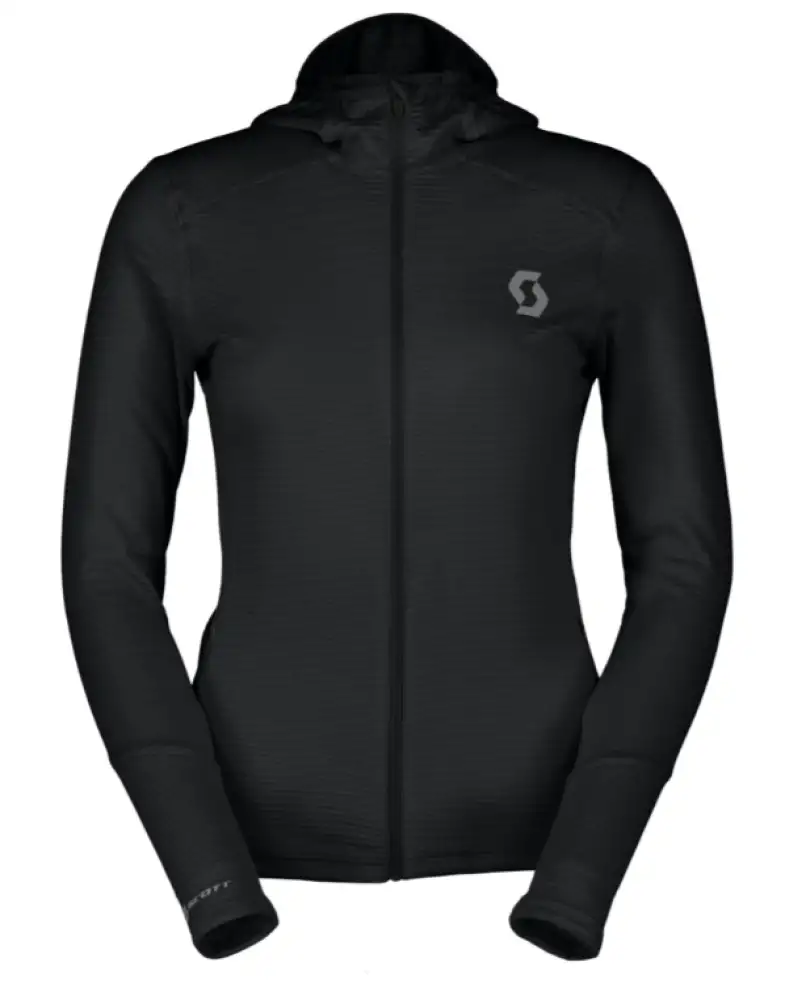 SCOTT Defined Light Hoodie/Jacka Dam, Svart