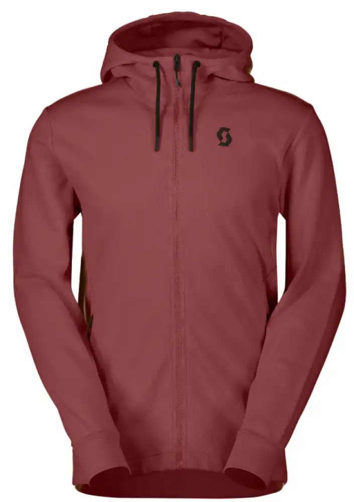 SCOTT Tech Zip Hoodie, Dusk Red