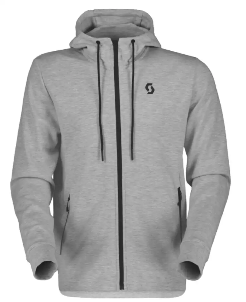 SCOTT Tech Zip Hoodie, Grå