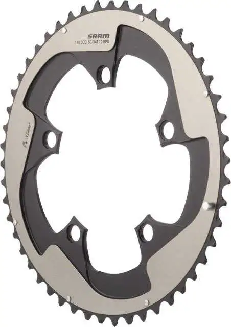 Drev SRAM Yaw No hidden bolt 110 bcd 10 växlar 50T svart