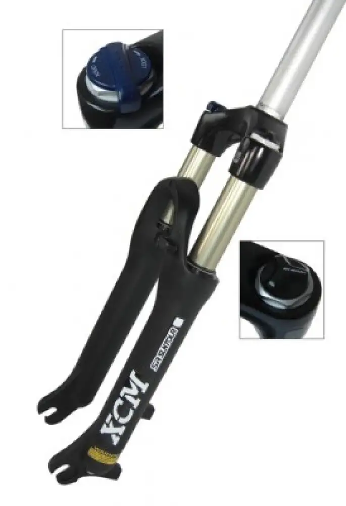 SR Suntour XCM JR AIR SL HLO framgaffel 20" 80 MM Vandring Post Mount