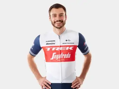 Tröja Santini Team Trek-Segafredo Vit/Dark Blue