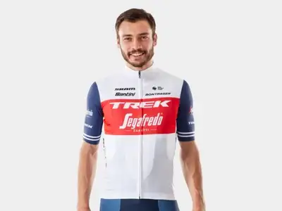 Tröja Santini Team Trek-Segafredo Replica Vit/Dark Blue
