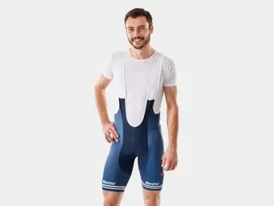Bibshorts Santini Trek-Segafredo Replica Dark Blue