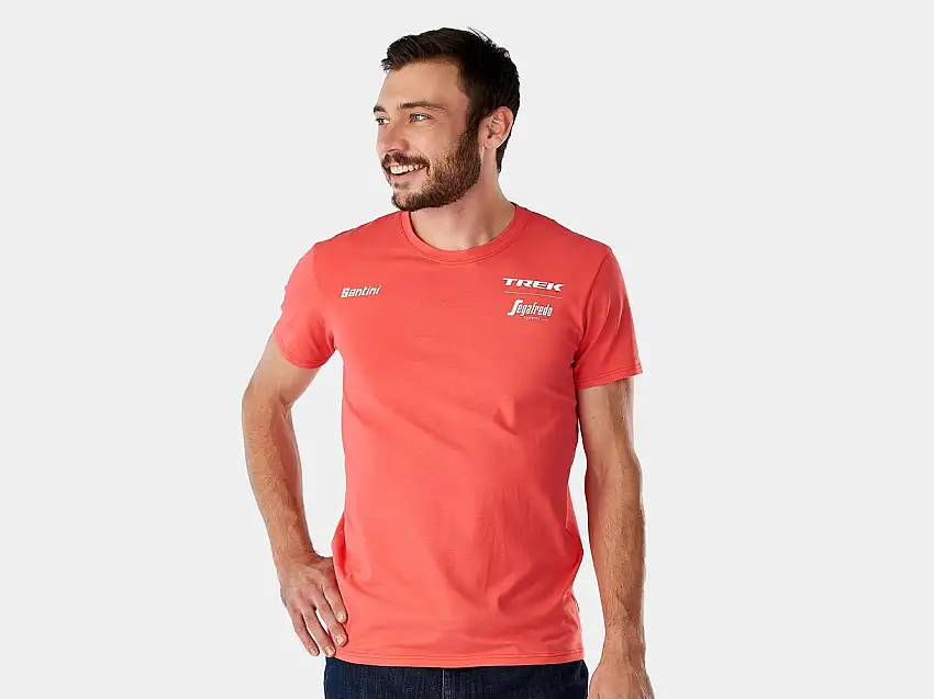 T-Shirt Santini Trek-Segafredo Team Pink Coral