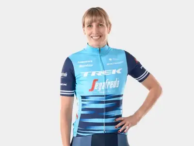 Tröja Santini Team Trek-Segafredo Replica Dam Azurblå/Dark Blue