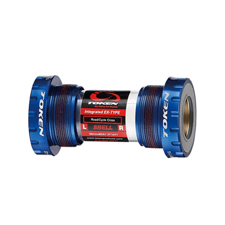 Token Prime TK878 Blå vevlager till Shimano Hollowtech II