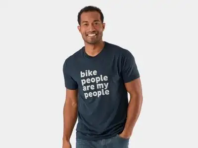T-Shirt Trek Bike People Marinblå