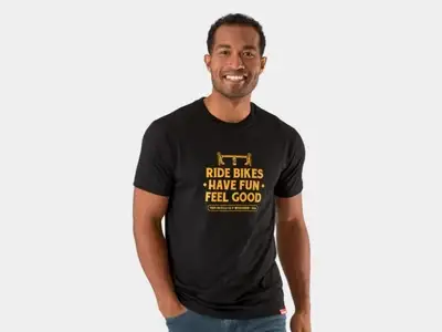 T-Shirt Trek Feel Good Svart