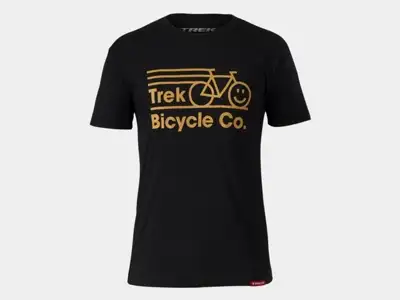 T-Shirt Trek Happy Bike Svart