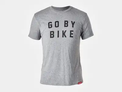 T-shirt Trek Go By Bike Grå