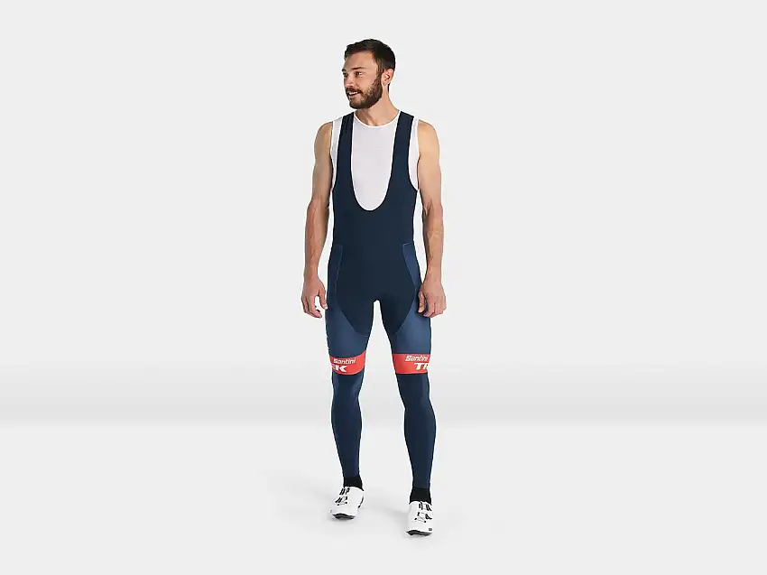 Bibtights Santini Trek-Segafredo Team Replica Dark Blue