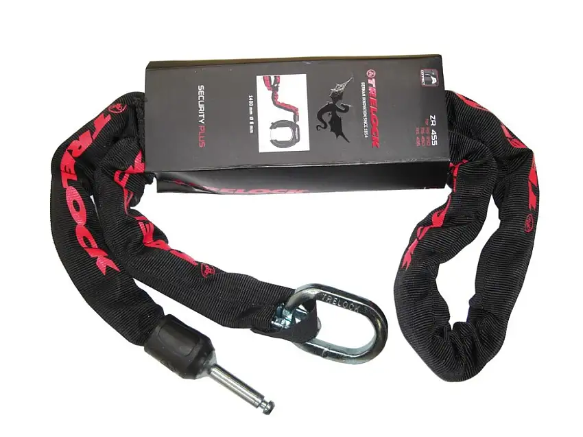 Trelock ZR 455 Plug-in Till Lås Röd 140 cm