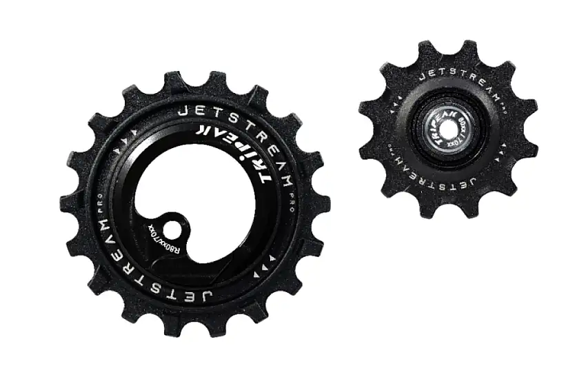 Tripeak oversized rulltrissor Jetstream pro keramiska lager Shimano R70XX, R80XX 12T/18T svart