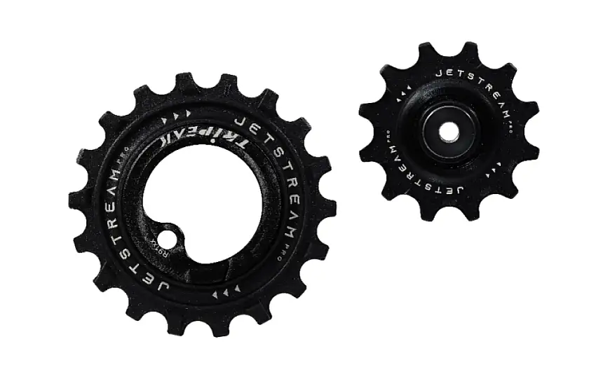 Tripeak Oversized rulltrissor Jetstream pro keramiska lager Shimano 91XX 12T/18T svart