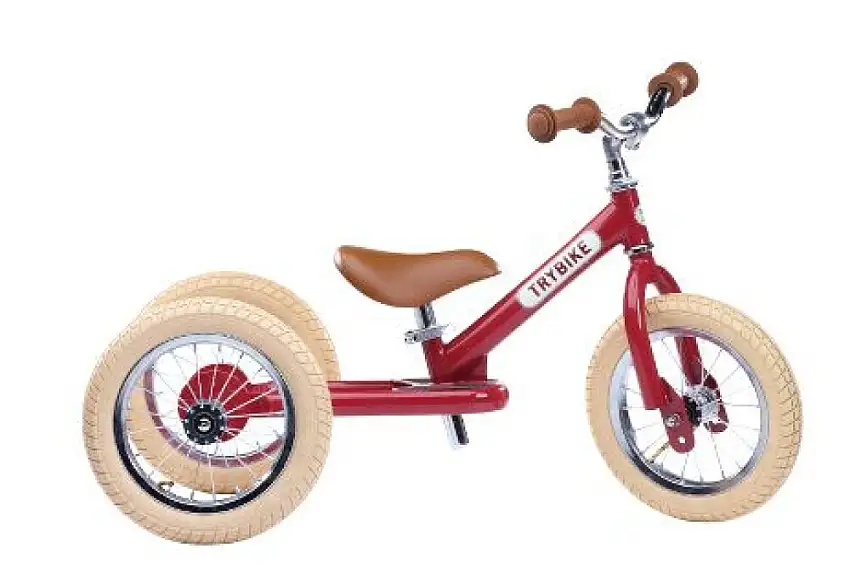 Trybike Balanscykel / Springcykel 3 Hjul Röd