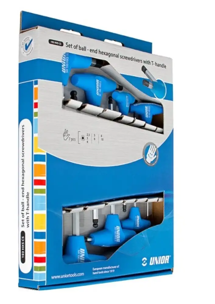 Unior insexnycklar kit 7 delar