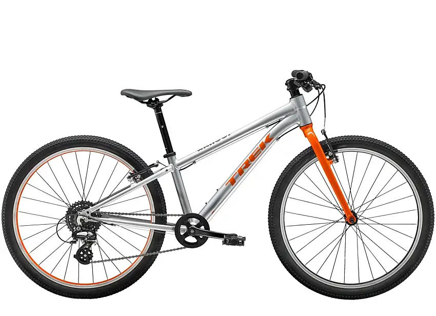 Barncykel Trek Wahoo 24 silver/orange 24"