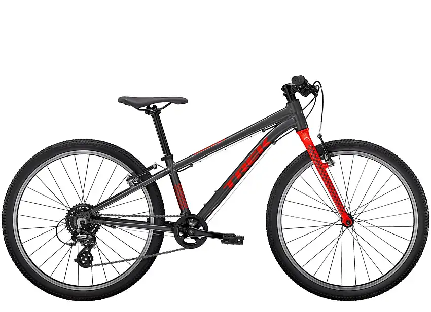 Barncykel Trek Wahoo 24 grå/röd 24"