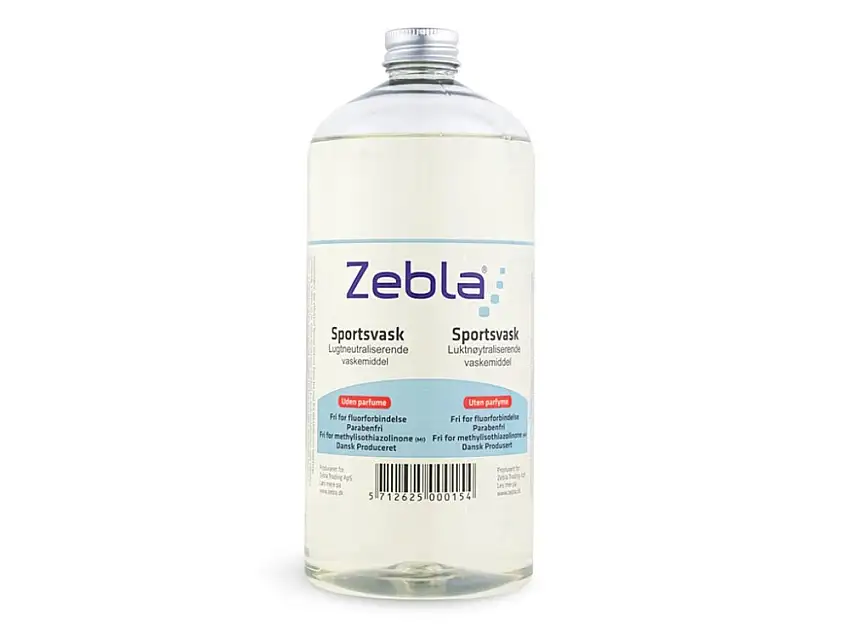 Zebla sporttvätt 1000 ml Utan Parfym