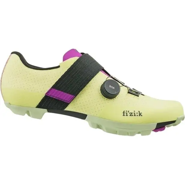 Cykelskor Fizik Vento Ferox Carbon Lime/Purple
