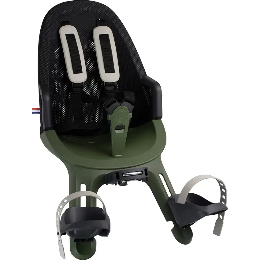 Cykelbarnstol Qibbel Air Front med Styrfäste Magic Green