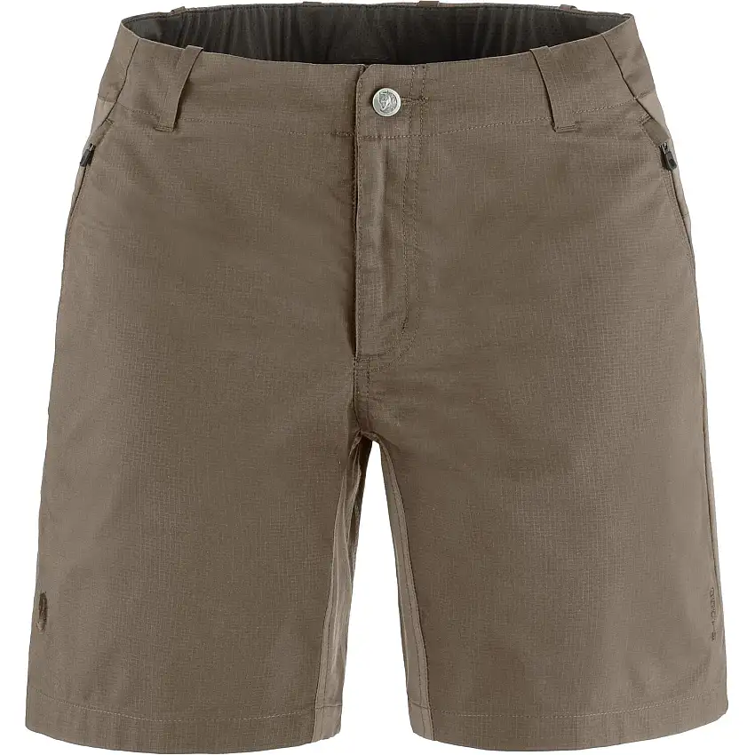 Cykelbyxor Fjällräven Hoja Hybrid Shorts W Suede Brown