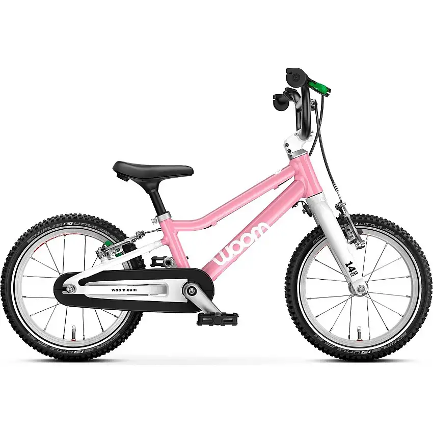 Barncykel Woom Go 2 Powder Pink 14"