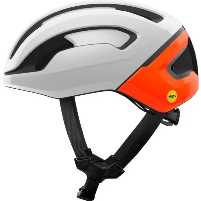 Cykelhjälm POC Omne Air MIPS Hydrogen White/Fluorescent Orange