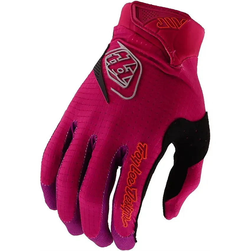 Cykelhandskar Troy Lee Designs Youth Air Glove Mono Light Fuchsia