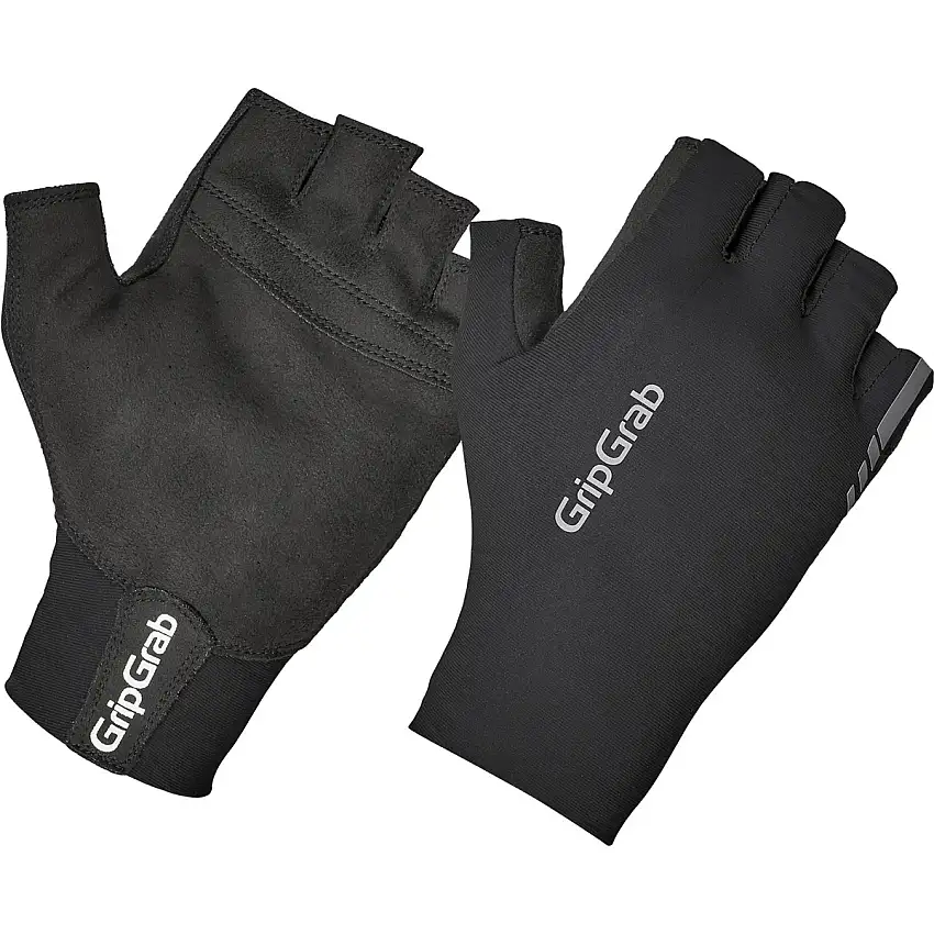 Cykelhandskar GripGrab Faststream Aero Short Finger Gloves Black