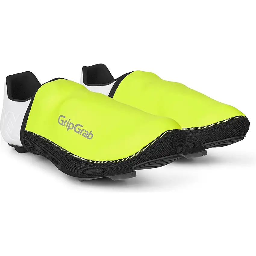 Skoöverdrag GripGrab PACR Windproof Toe Covers Yellow Hi-Vis