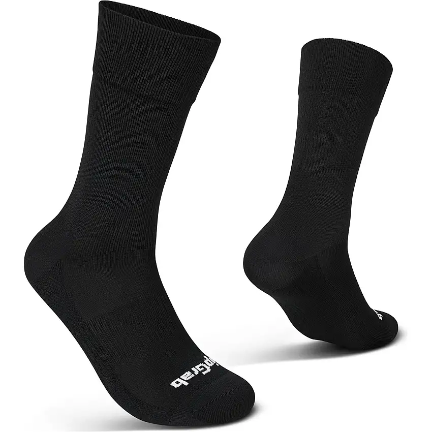 Cykelstrumpor GripGrab EXPLR High Cut Socks Black