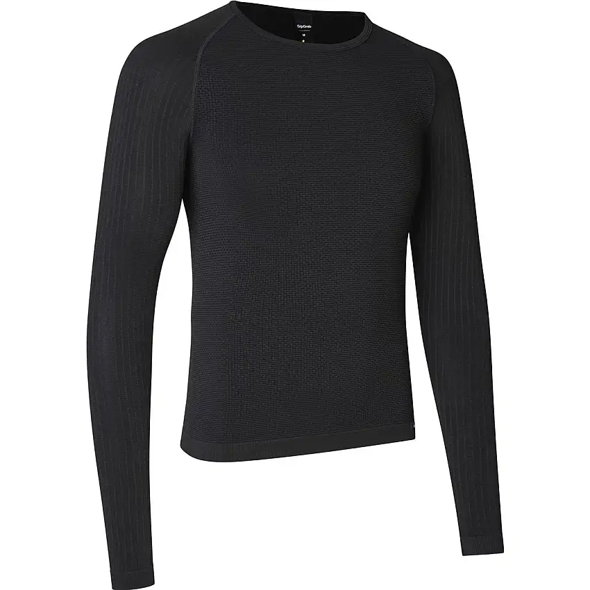 Underställ GripGrab PACR Spring-Autumn Long Sleeve Base Layer Black