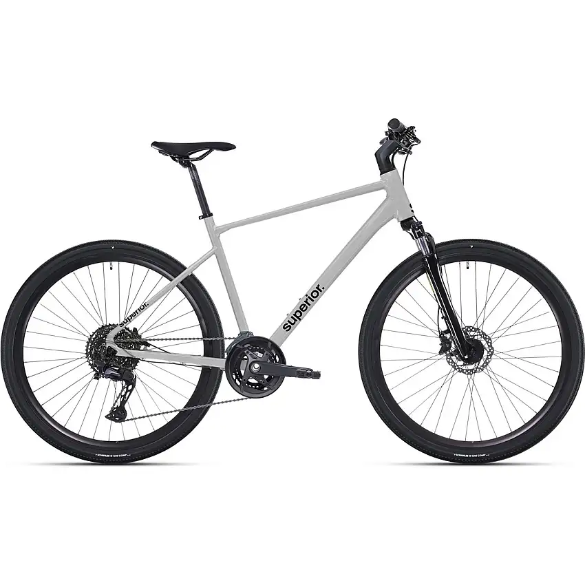 Hybridcykel Superior BLOX 6.2 Gloss Grey