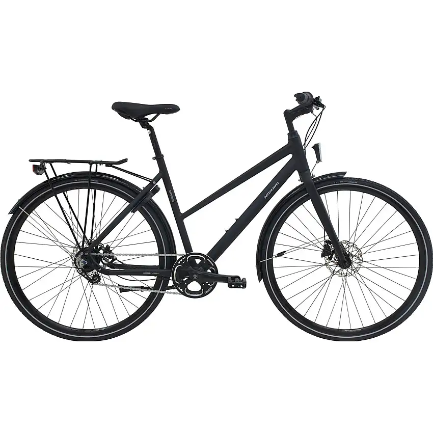 Cityhybrid Nishiki Speed Dam black
