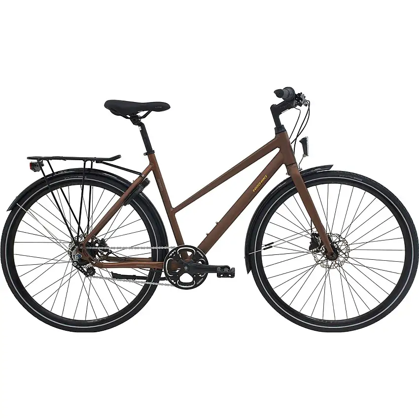 Cityhybrid Nishiki Speed Dam brown