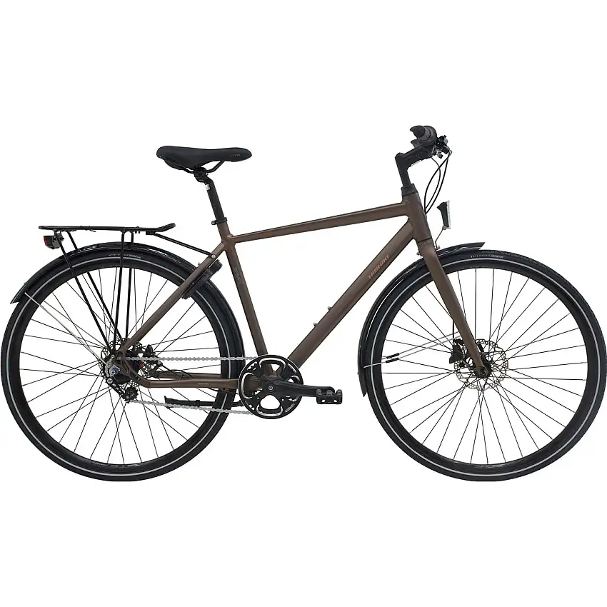 Cityhybrid Nishiki Speed Herr brown