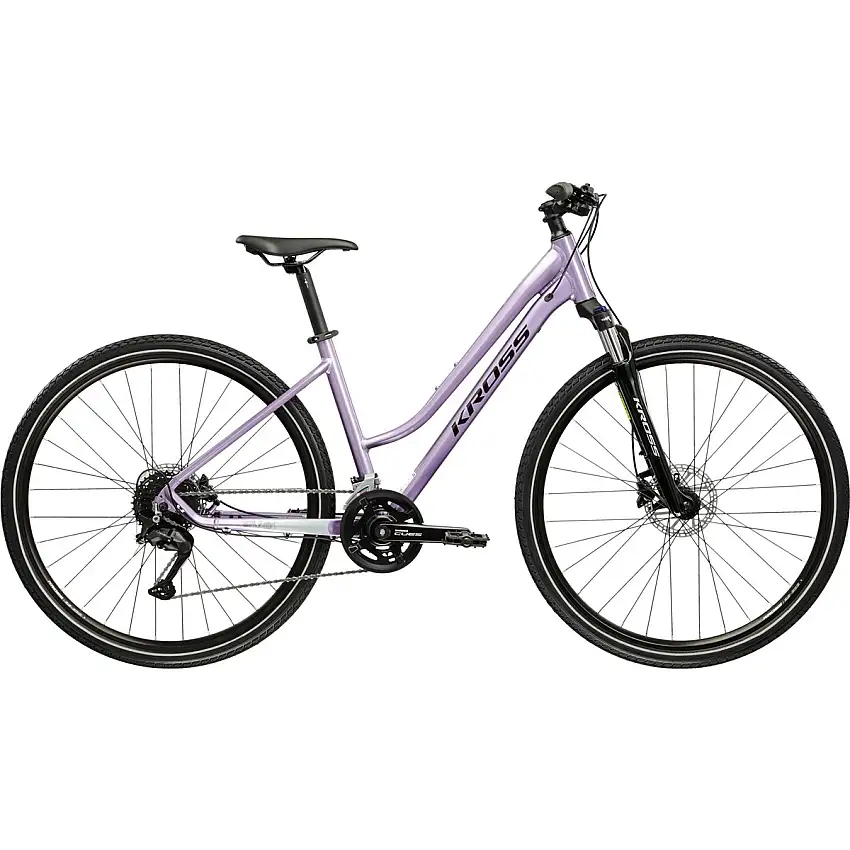Cityhybrid Kross Evado 5.0 Dam Purple/Black