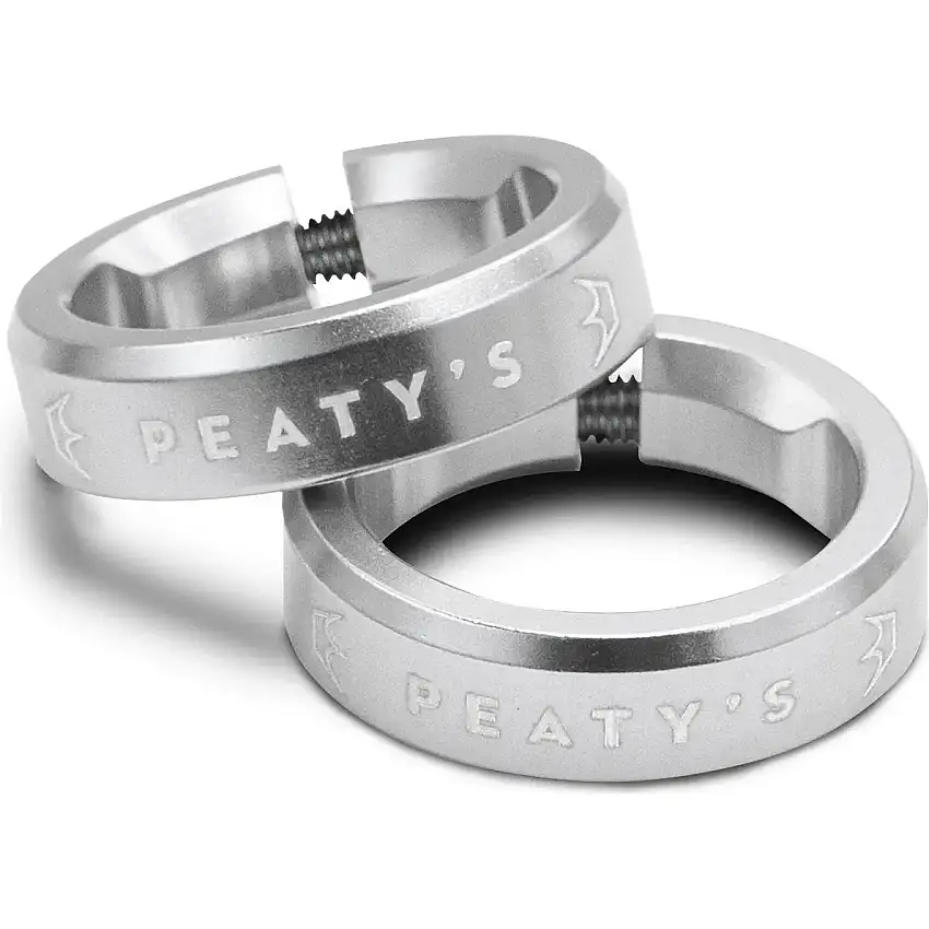 Peaty'S Monarch Grip Lock Ring Silver