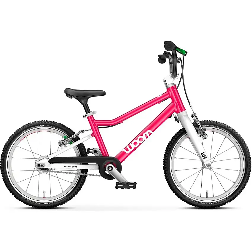 Barncykel Woom Go 3 Automagic Hot Pink 16"