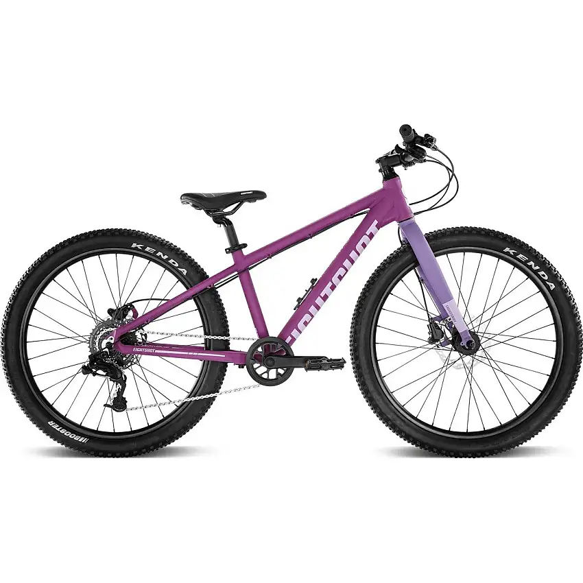 Barncykel Eightshot X-Coady 24 SL Disc Flat Violet