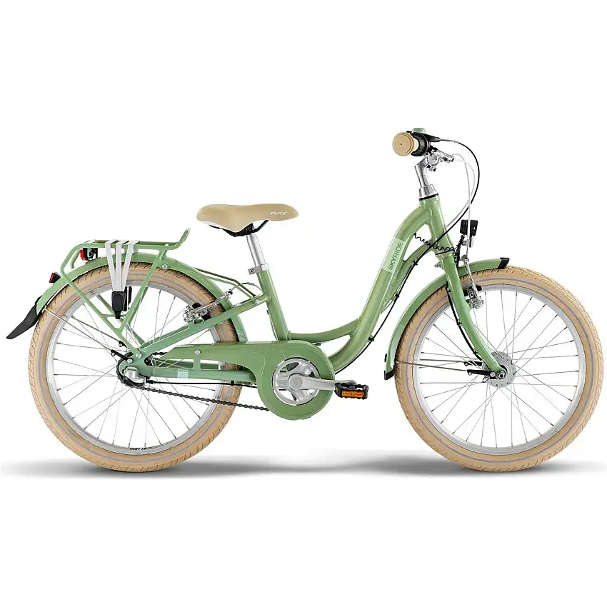 Barncykel Puky Skyride 20-3 Classic Retro Green